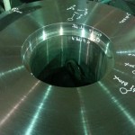 1200파이 UT시험편 윗면 홀방전