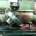 UT시험편 홀 45각도 측면 방전